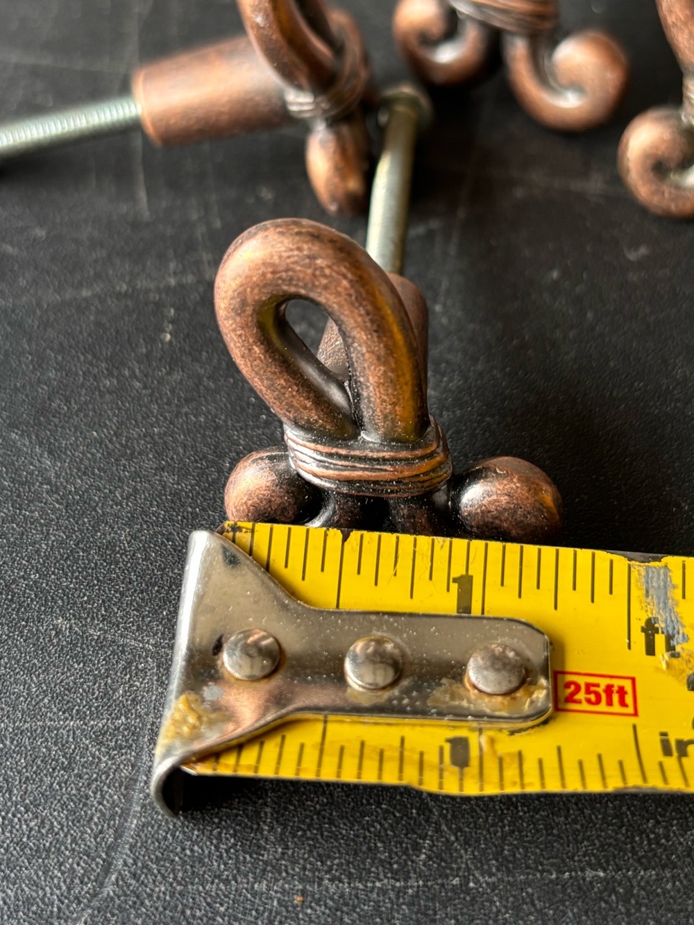Brushed/antiqued copper drawer pulls & knobs - Picture 6 of 8